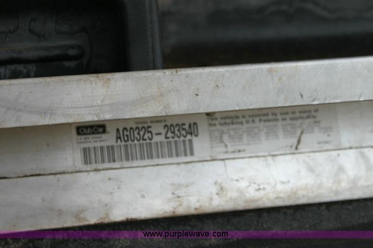 image for item 6424 Club car golf cart