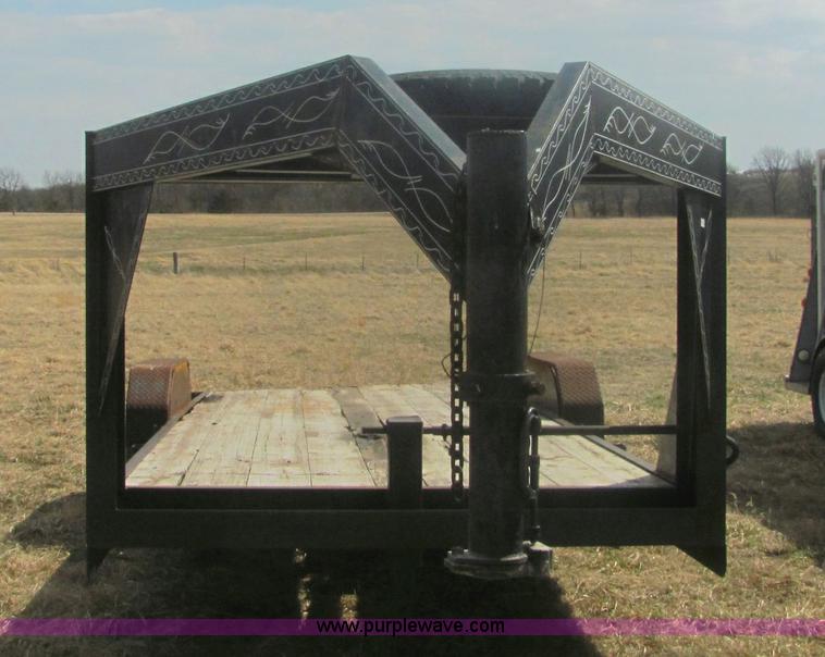 image for item 6988 1994 20' goose neck trailer