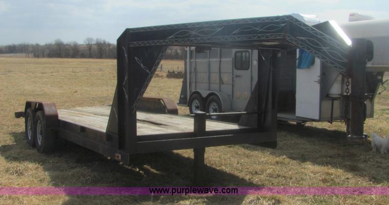 image for item 6988 1994 20' goose neck trailer
