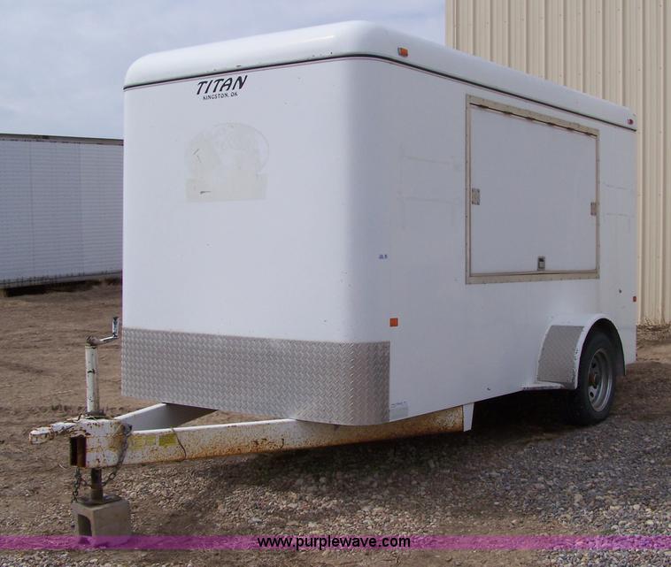 image for item 7338 2001 Titan 6x12 cargo trailer