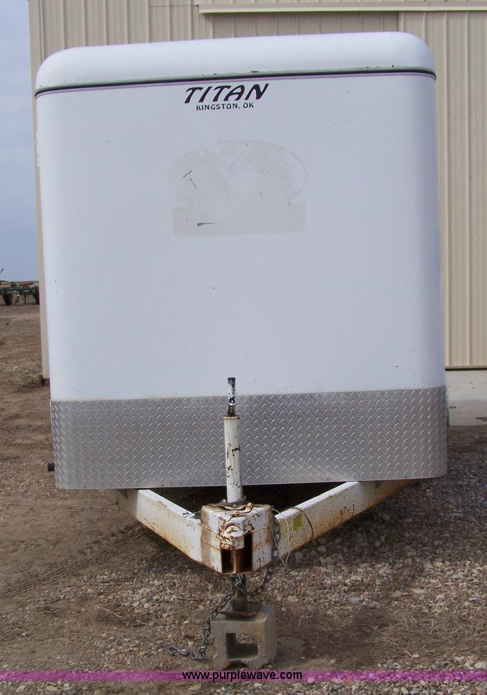 image for item 7338 2001 Titan 6x12 cargo trailer