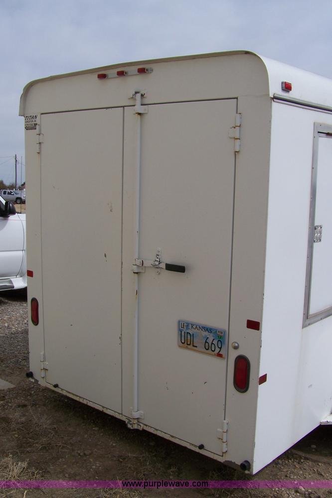 image for item 7338 2001 Titan 6x12 cargo trailer