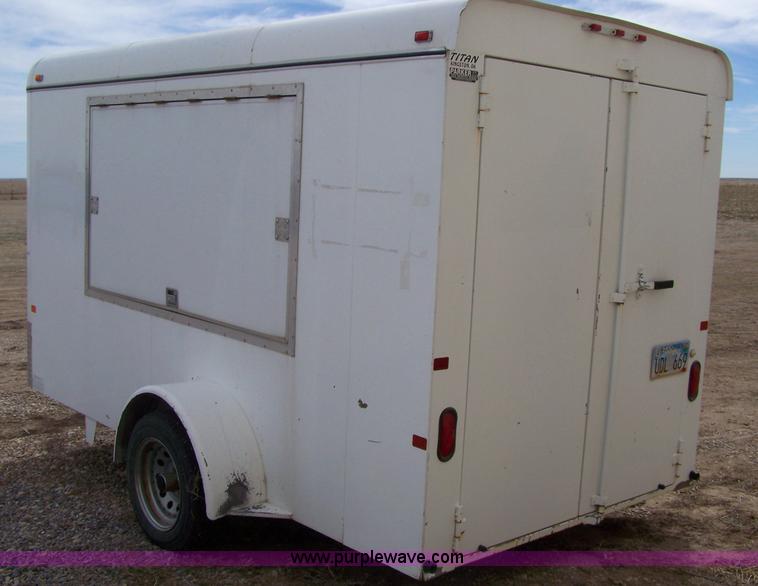 image for item 7338 2001 Titan 6x12 cargo trailer