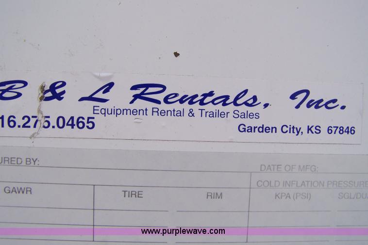 image for item 7338 2001 Titan 6x12 cargo trailer