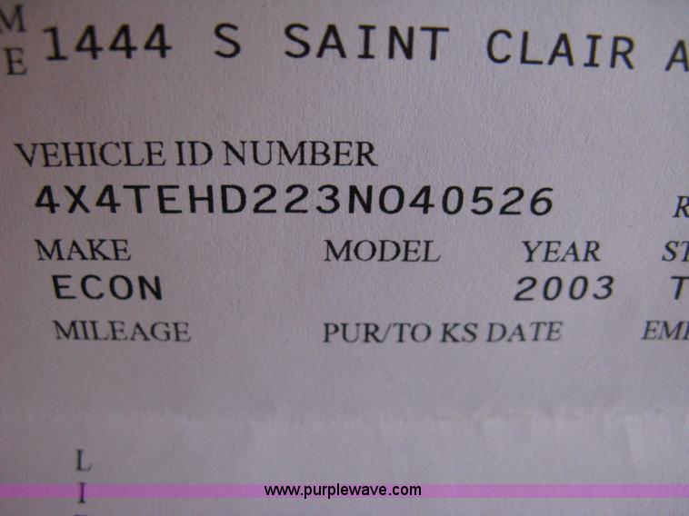 image for item 8094 2003 Cargo Mate 24' cargo trailer