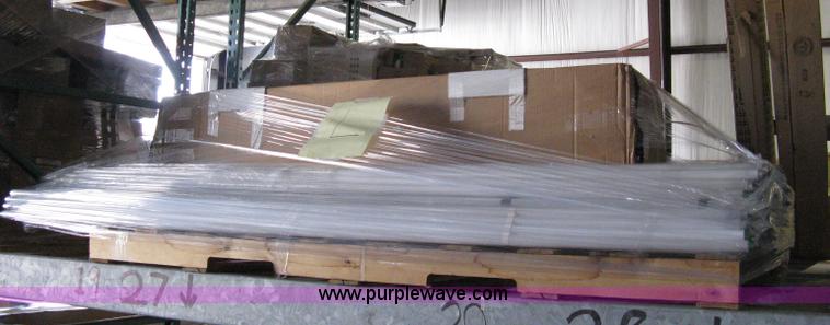 image for item 8097 (8) pallets of assorted light fixtures and lamps/bulbs