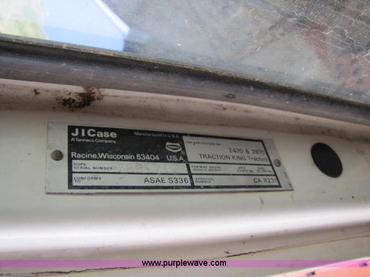 image for item 3481 1976 Case 2470 4WD tractor