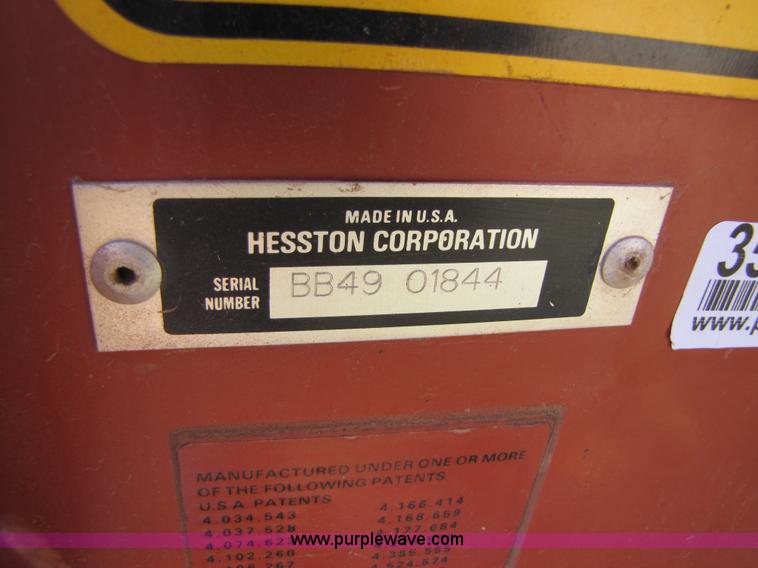 image for item 3502 1994 Hesston 4900 square baler