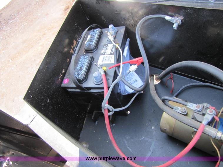 image for item 3505 2008 Texas Pride 16' end dump goose neck trailer