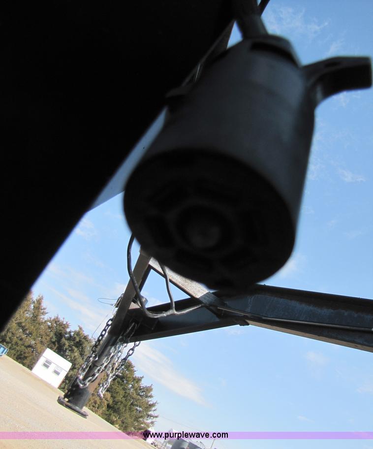 image for item 3505 2008 Texas Pride 16' end dump goose neck trailer