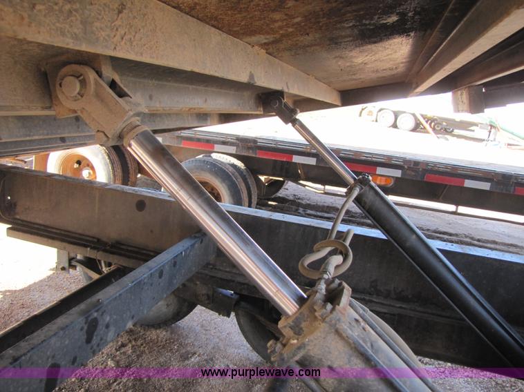 image for item 3505 2008 Texas Pride 16' end dump goose neck trailer