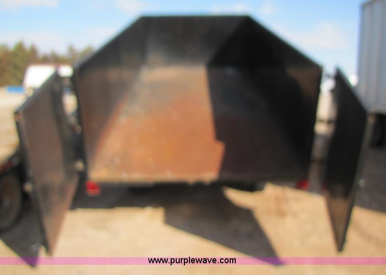 image for item 3505 2008 Texas Pride 16' end dump goose neck trailer