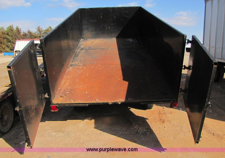 image for item 3505 2008 Texas Pride 16' end dump goose neck trailer