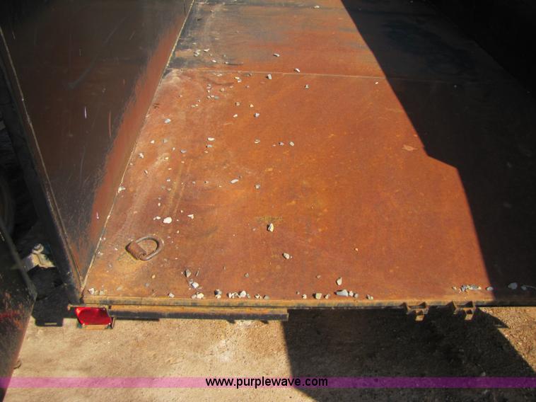 image for item 3505 2008 Texas Pride 16' end dump goose neck trailer