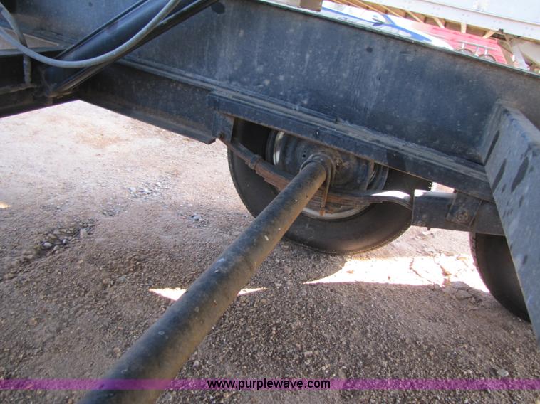 image for item 3505 2008 Texas Pride 16' end dump goose neck trailer