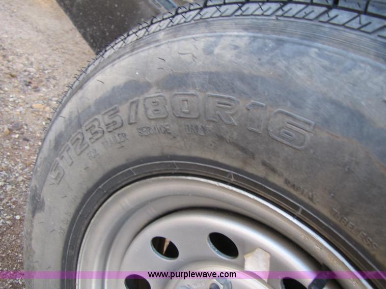 image for item 3505 2008 Texas Pride 16' end dump goose neck trailer