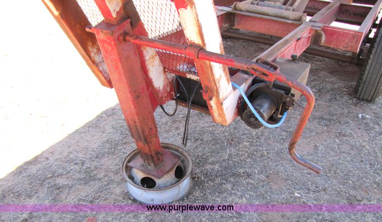 image for item 3508 16' goose neck dump trailer