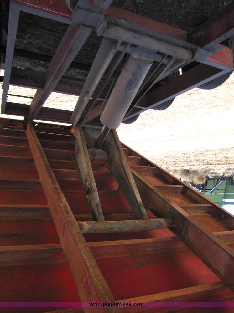 image for item 3508 16' goose neck dump trailer