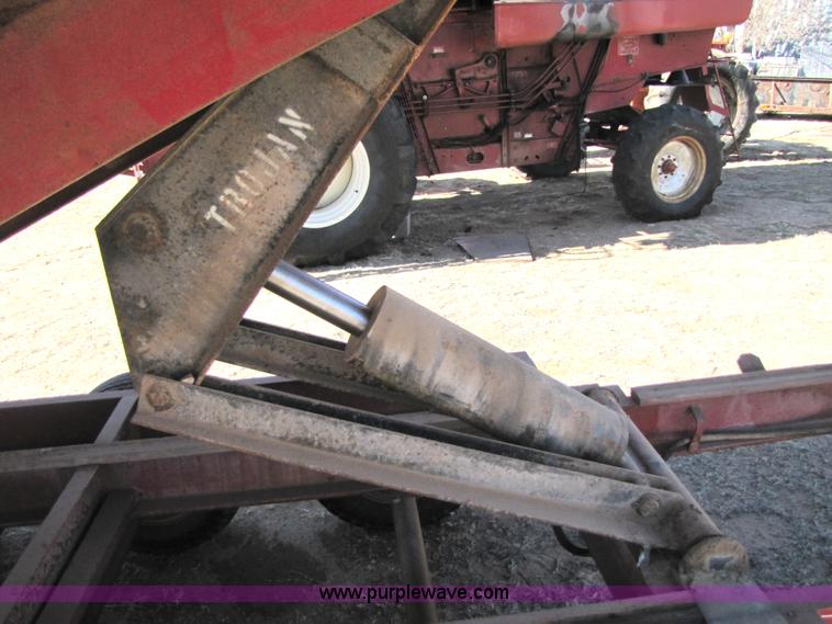 image for item 3508 16' goose neck dump trailer