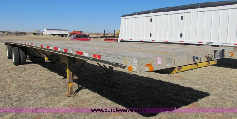image for item 3511 1997 Transcraft Eagle W2 50' flatbed trailer
