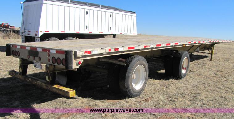 image for item 3511 1997 Transcraft Eagle W2 50' flatbed trailer