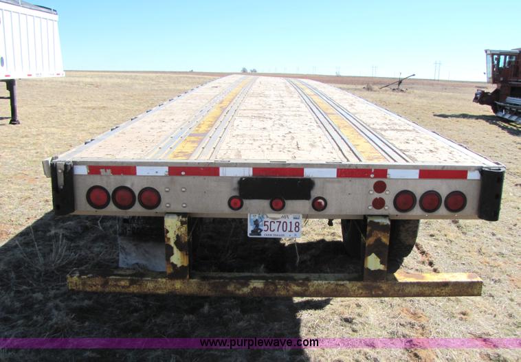 image for item 3511 1997 Transcraft Eagle W2 50' flatbed trailer