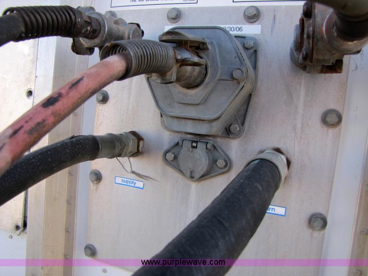 image for item 3523 2001 Red River 48' live bottom belted trailer