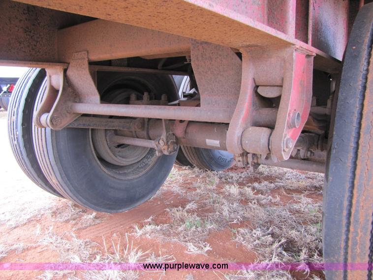 image for item 3554 1978 Aztec 48' flatbed semi trailer