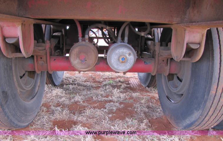 image for item 3554 1978 Aztec 48' flatbed semi trailer