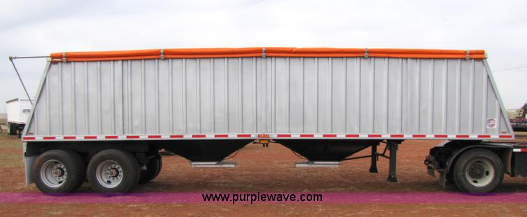 image for item 3555 2011 Rebel 34' double hopper grain trailer