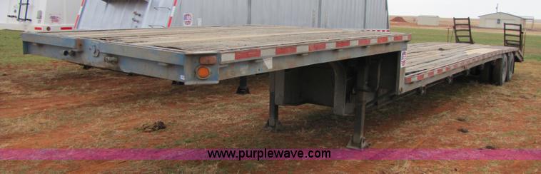 image for item 3556 1978 Great Dane 50' drop deck semi trailer