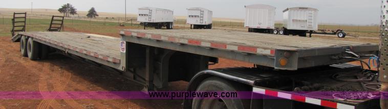 image for item 3556 1978 Great Dane 50' drop deck semi trailer