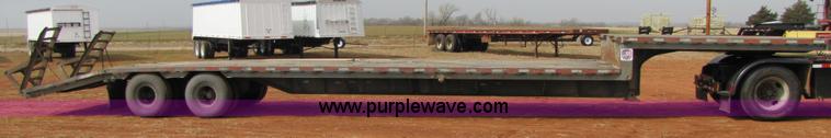 image for item 3556 1978 Great Dane 50' drop deck semi trailer