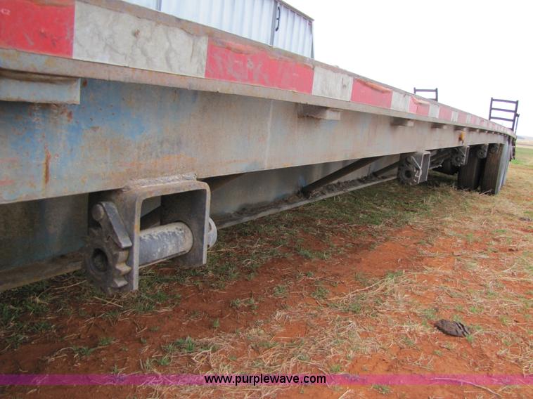 image for item 3556 1978 Great Dane 50' drop deck semi trailer