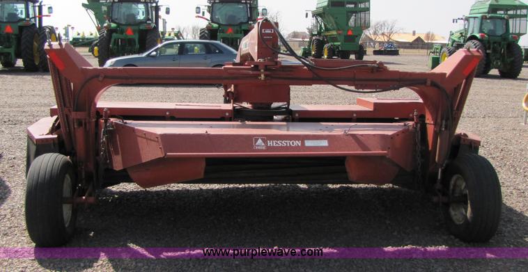 image for item 4227 Hesston 1340 center pivot disk mower