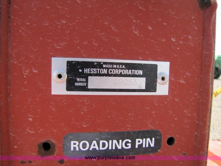 image for item 4227 Hesston 1340 center pivot disk mower