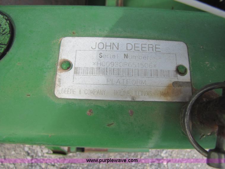 image for item 4246 John Deere 930 30' platform header