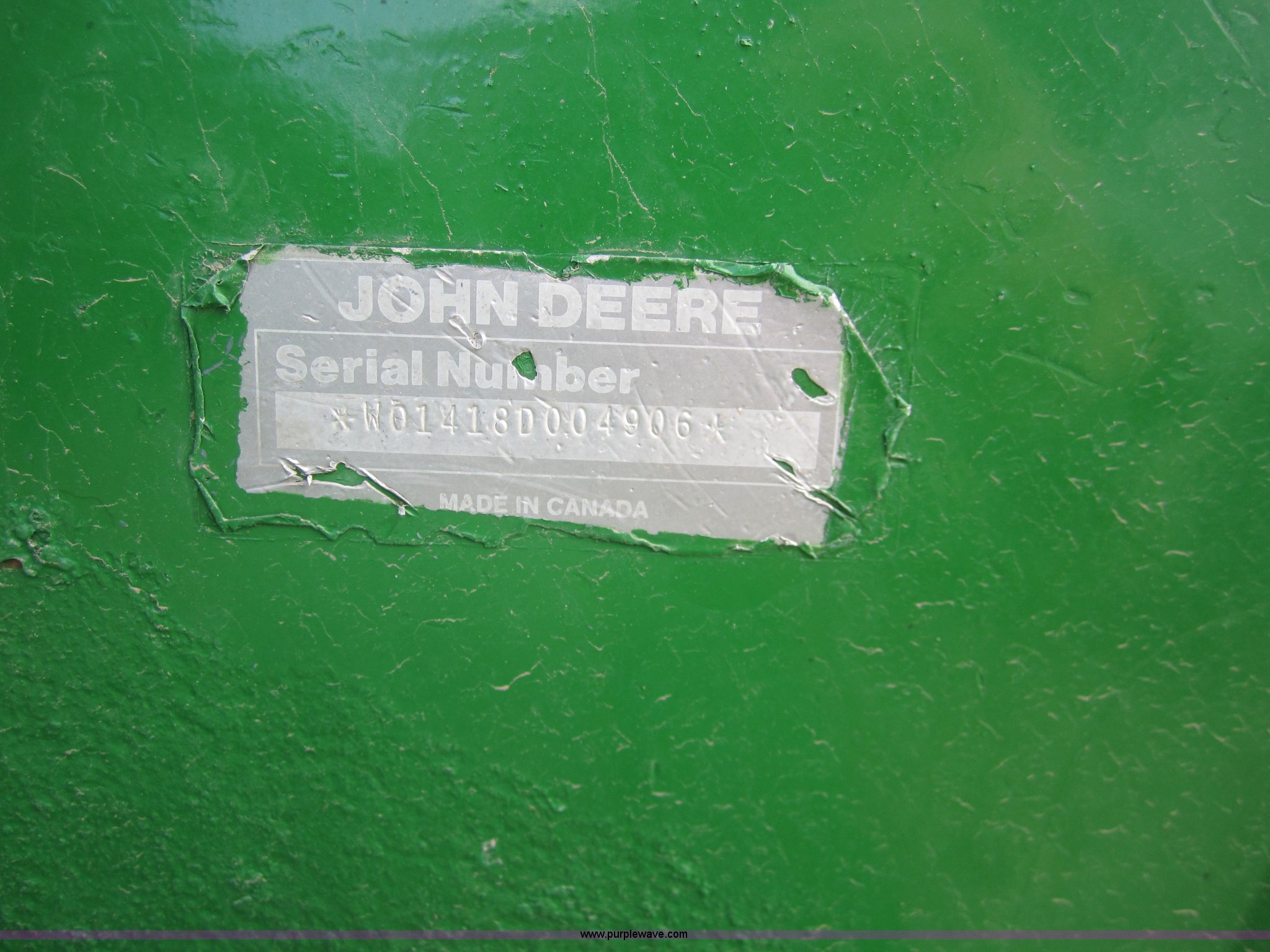 John Deere 1418 rotary cutter/mower in Amarillo, TX Item 3010 sold