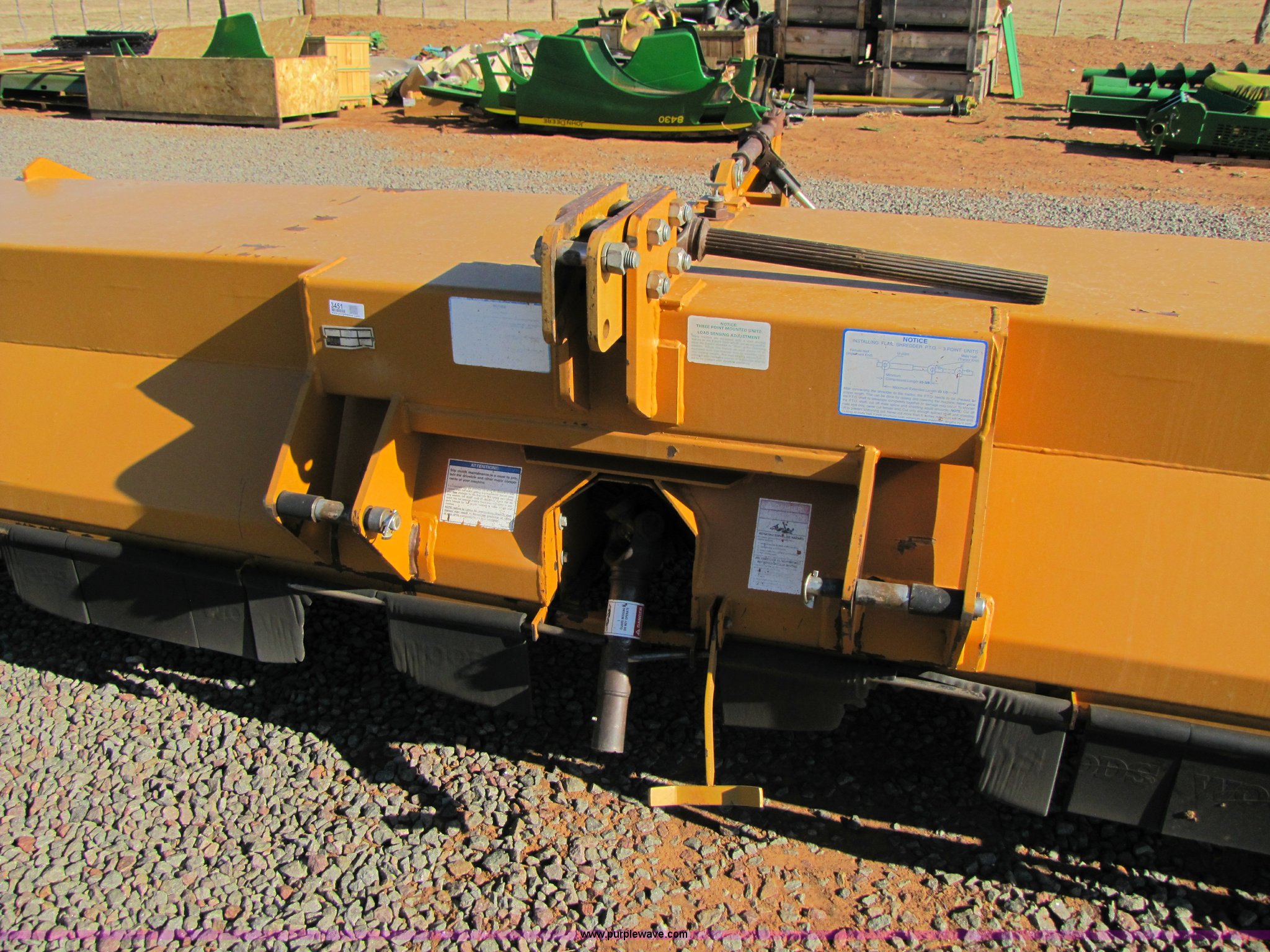 Alloway 25' flail shredder in Childress, TX Item 3451 sold Purple Wave