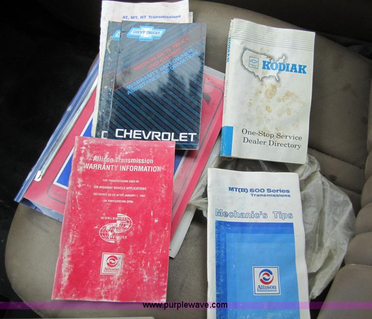 image for item 2982 1995 Chevrolet Kodiak refuse truck