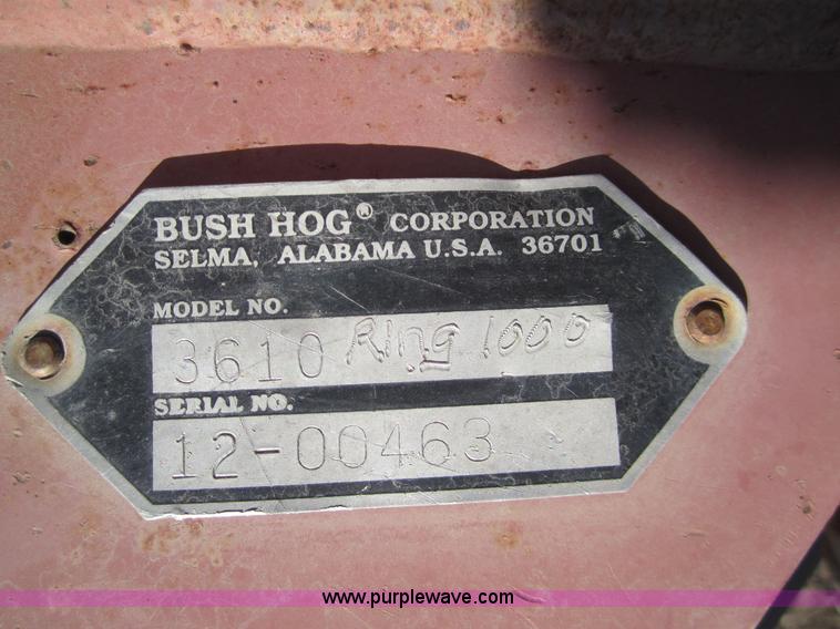 image for item 3028 Bush Hog 3610 10' mower