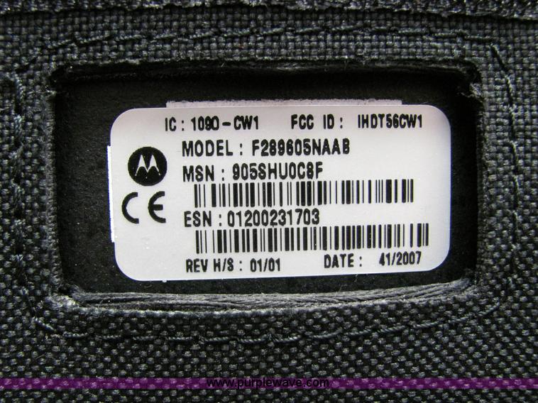 image for item 3038 (5) Motorola M800 bag phones