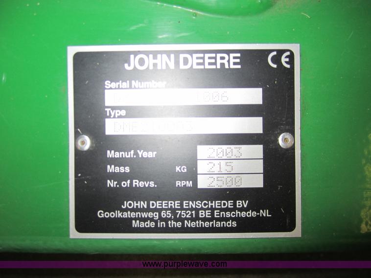 image for item 3065 2004 John Deere 1420 series II front deck mower