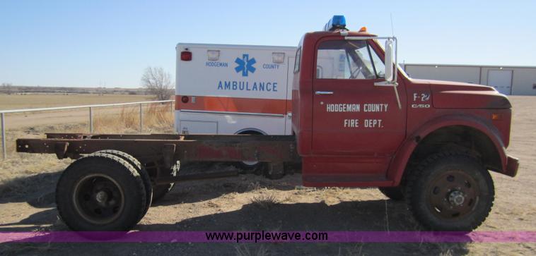 image for item 3435 1971 Chevrolet C50 truck cab and chassis