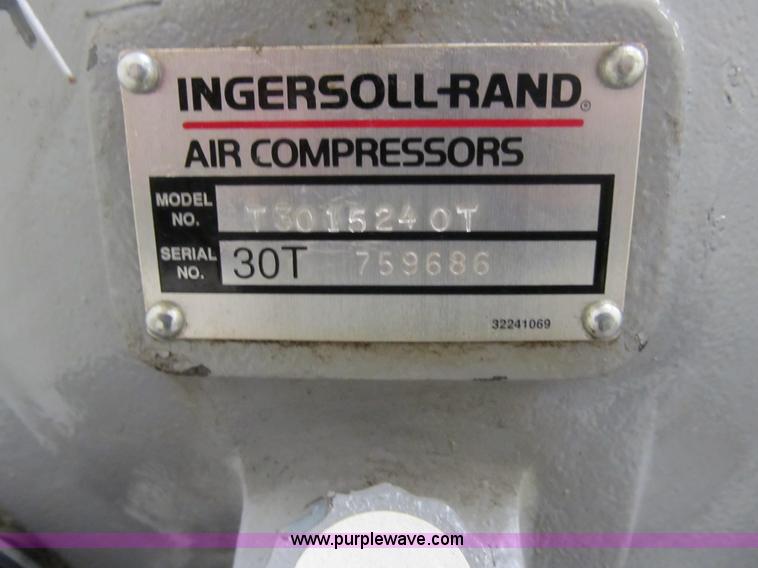 image for item 4039 Ingersoll Rand 7100 two stage industrial air compressor