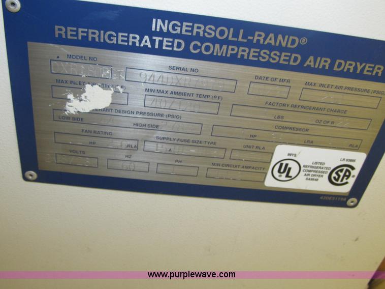 image for item 4039 Ingersoll Rand 7100 two stage industrial air compressor