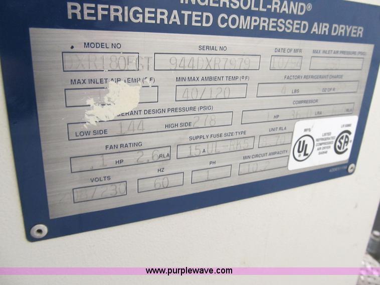 image for item 4039 Ingersoll Rand 7100 two stage industrial air compressor