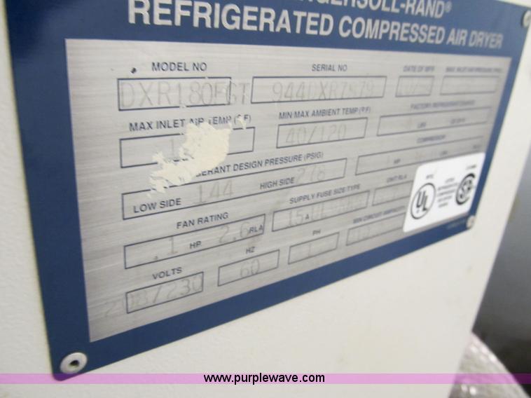 image for item 4039 Ingersoll Rand 7100 two stage industrial air compressor