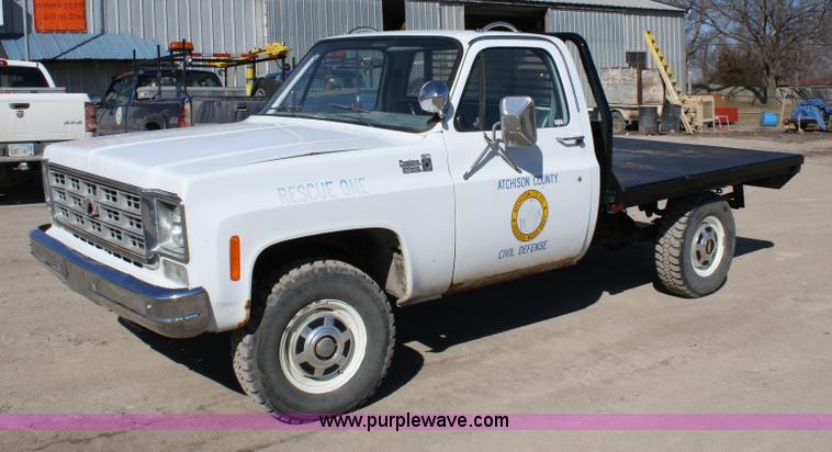 image for item 5059 1977 Chevrolet Custom Deluxe 20 pickup