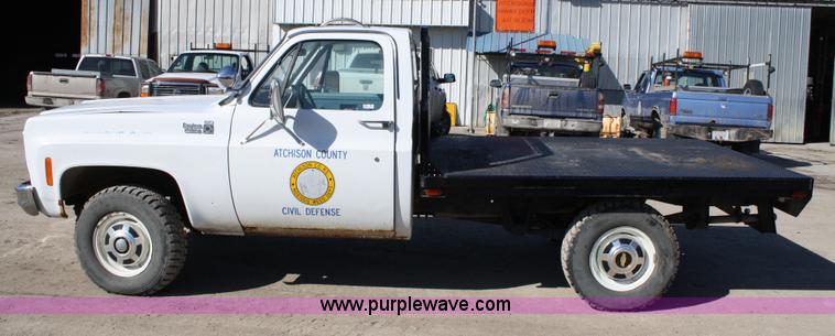 image for item 5059 1977 Chevrolet Custom Deluxe 20 pickup